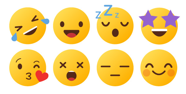 Emoticons are modern examples of visual language.