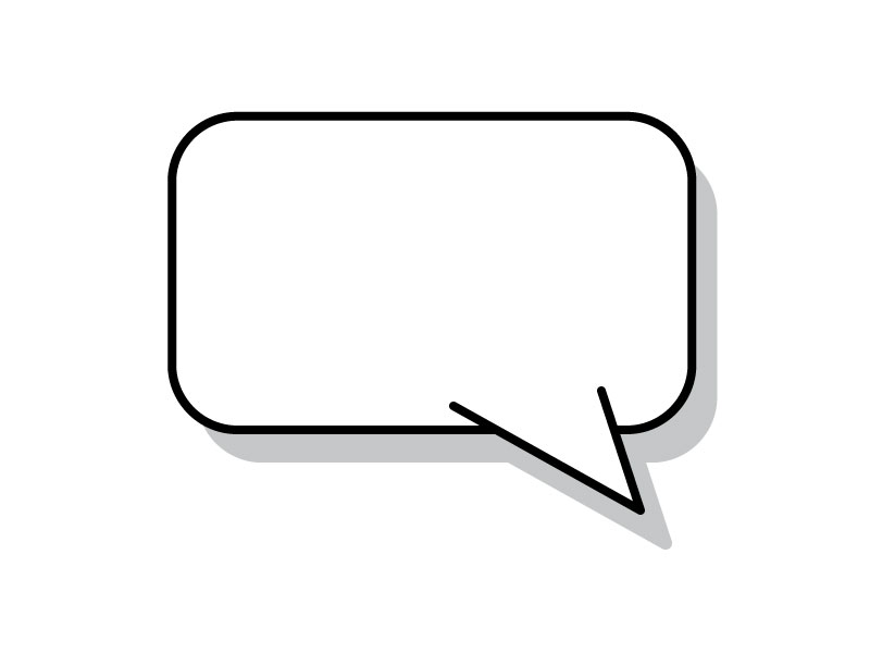 Meaning of Speech Bubbles in Comics: Normal Speech - Variations