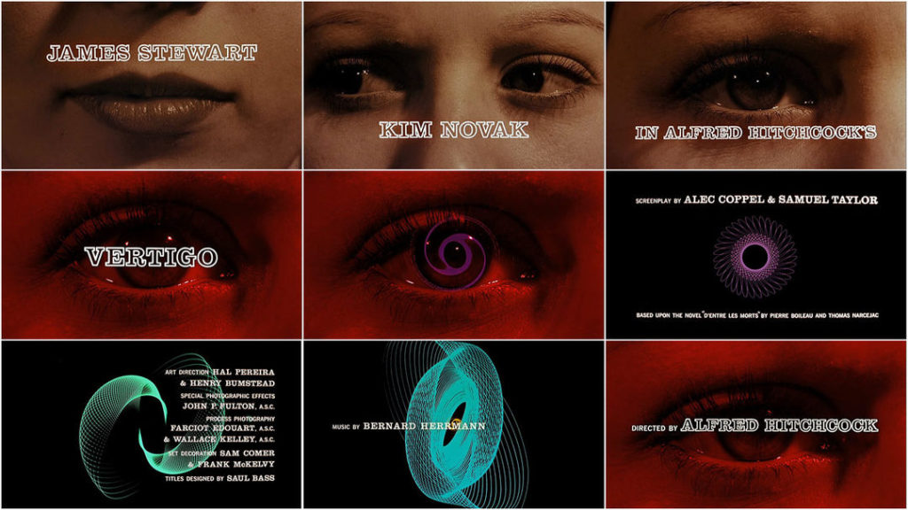 Exploring the exciting field of Motion Design. Vertigo (1958) - Title Sequence - Source: Art of the Title